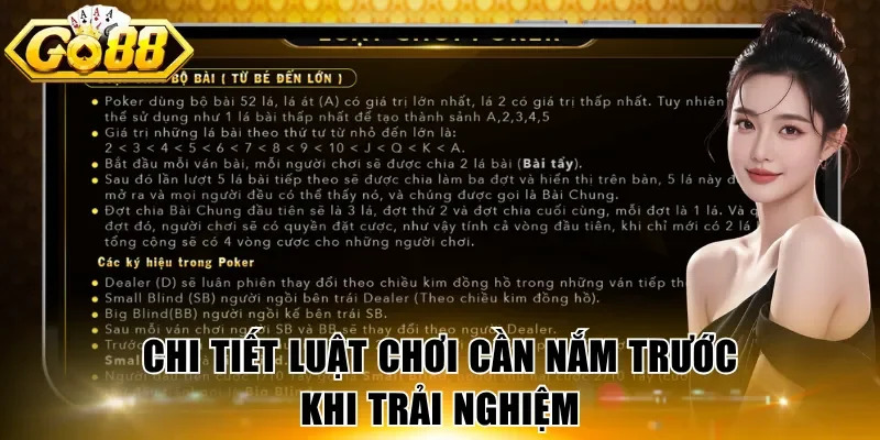 Chi tiết luật chơi cần nắm trước khi trải nghiệm